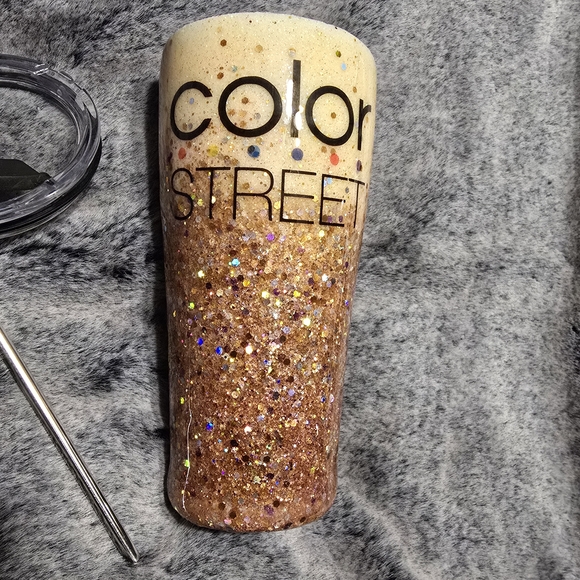 Color Street Other - Color Street Custom Glitter Tumbler
